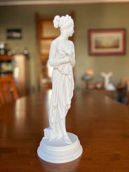 Female Nude Marble Venus Italica Bather Statue by Canova Sculptures